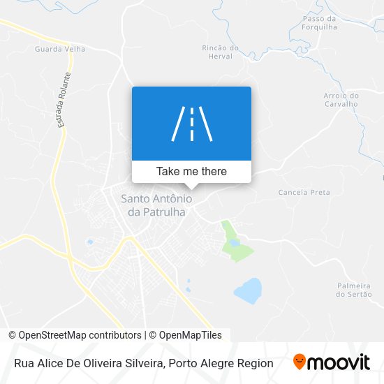 Rua Alice De Oliveira Silveira map