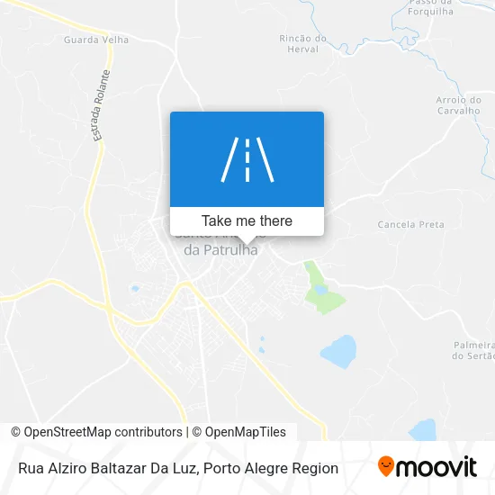 Rua Alziro Baltazar Da Luz map