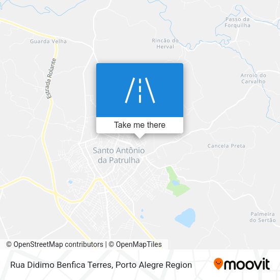 Rua Didimo Benfica Terres map