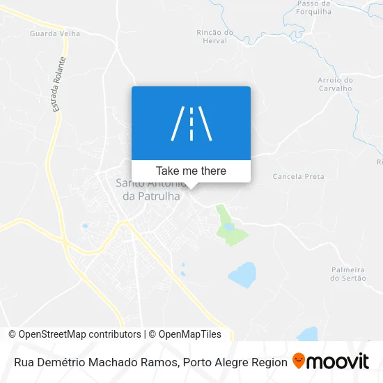 Rua Demétrio Machado Ramos map