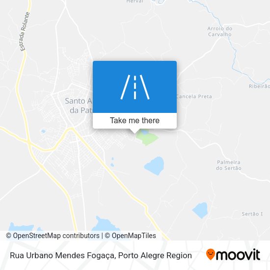 Rua Urbano Mendes Fogaça map