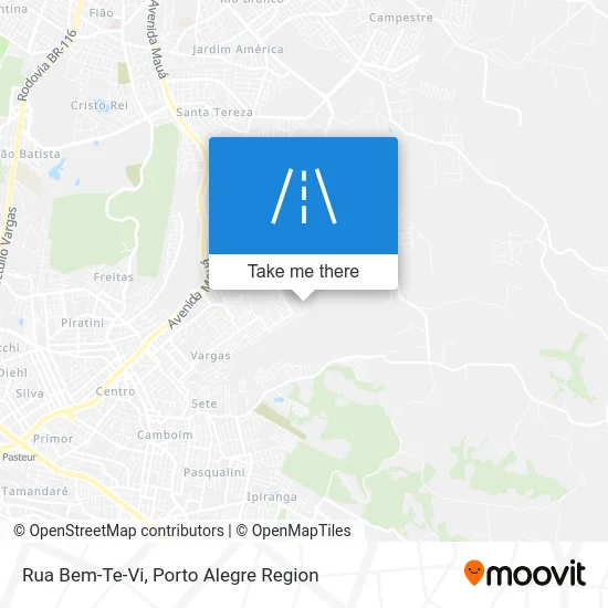Rua Bem-Te-Vi map