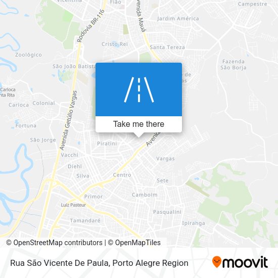 Rua São Vicente De Paula map