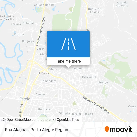 Rua Alagoas map