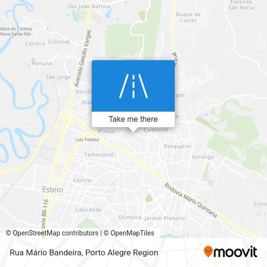 Rua Mário Bandeira map