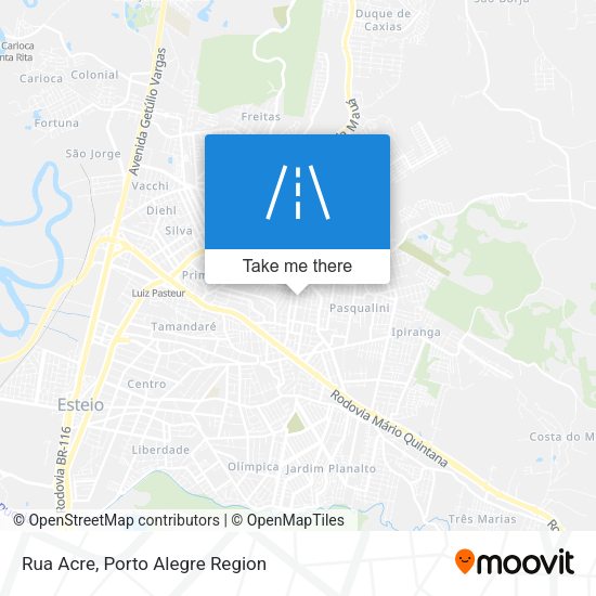 Rua Acre map