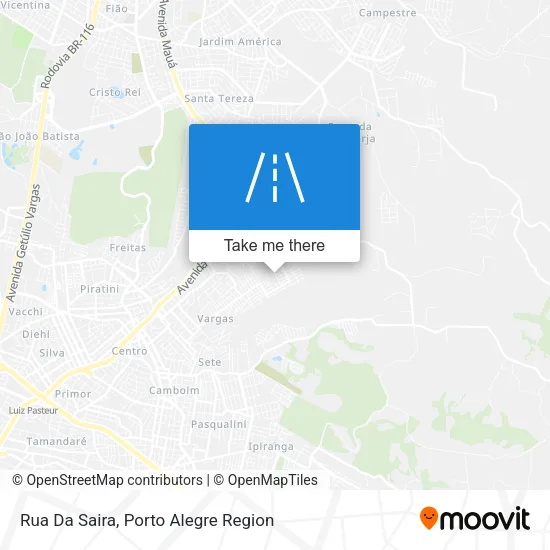 Rua Da Saira map