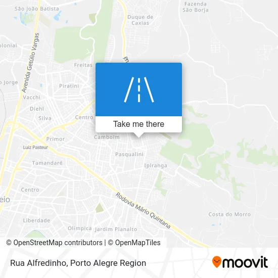 Rua Alfredinho map