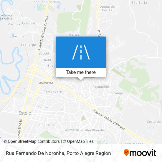 Rua Fernando De Noronha map