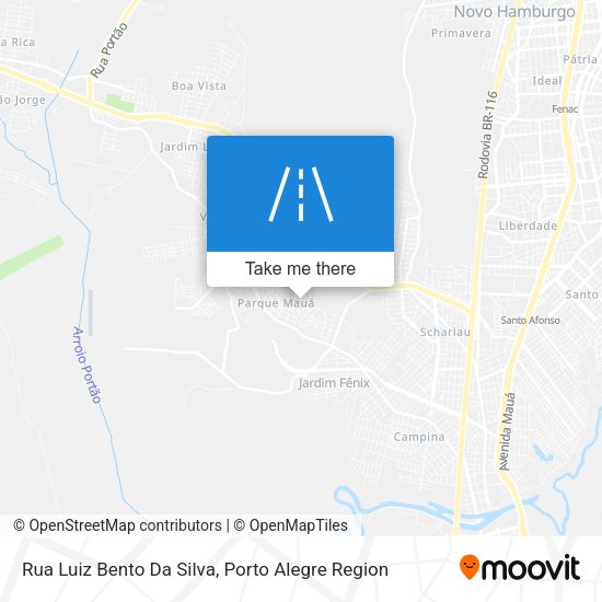 Rua Luiz Bento Da Silva map