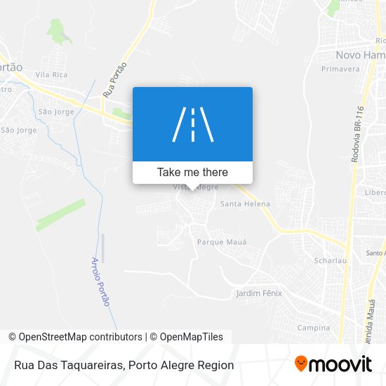 Rua Das Taquareiras map