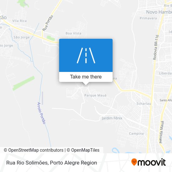 Rua Rio Solimões map