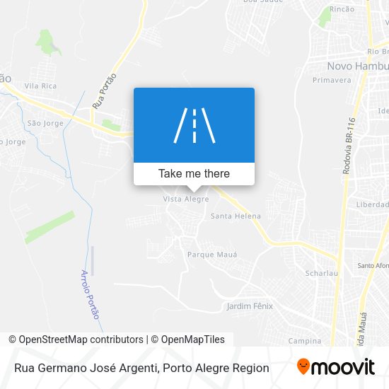 Rua Germano José Argenti map