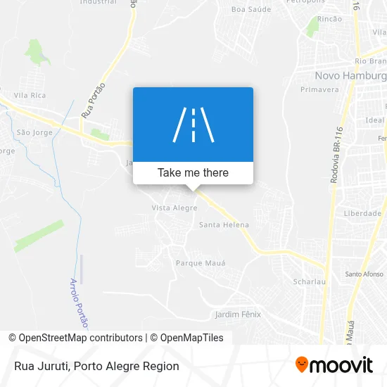 Rua Juruti map
