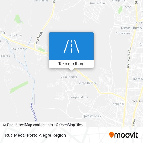 Rua Meca map