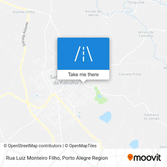 Rua Luiz Monteiro Filho map