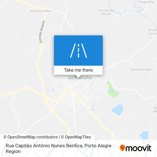 Rua Capitão Antônio Nunes Benfica map