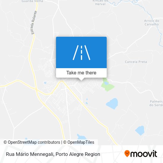 Rua Mário Mennegali map