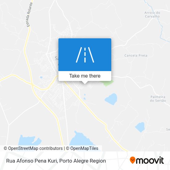 Rua Afonso Pena Kuri map
