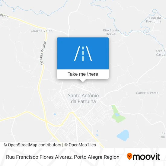 Rua Francisco Flores Alvarez map