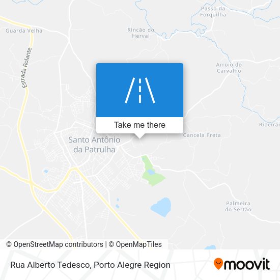 Rua Alberto Tedesco map