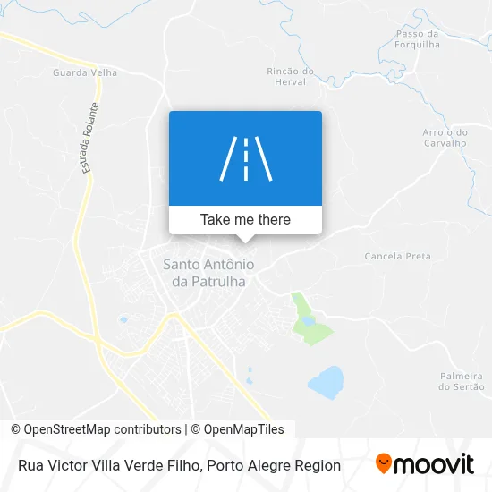 Rua Victor Villa Verde Filho map