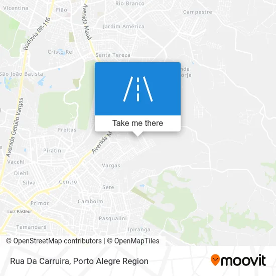 Rua Da Carruira map