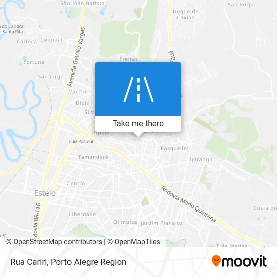 Rua Cariri map