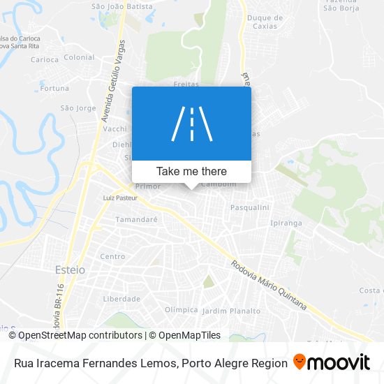 Rua Iracema Fernandes Lemos map