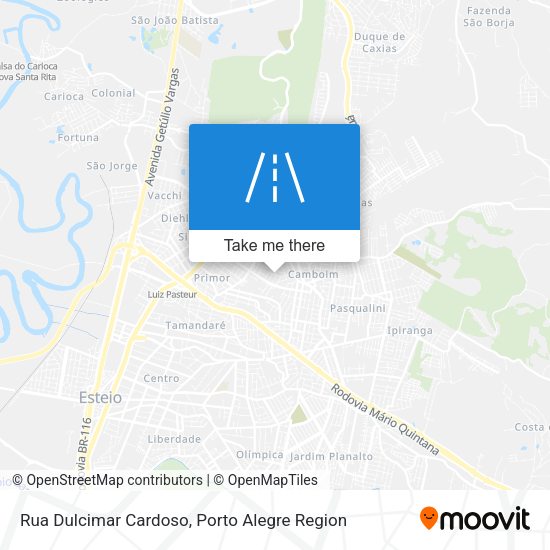 Rua Dulcimar Cardoso map
