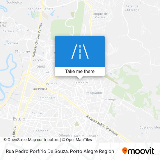 Rua Pedro Porfírio De Souza map