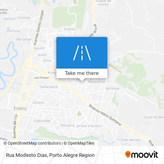 Rua Modesto Dias map