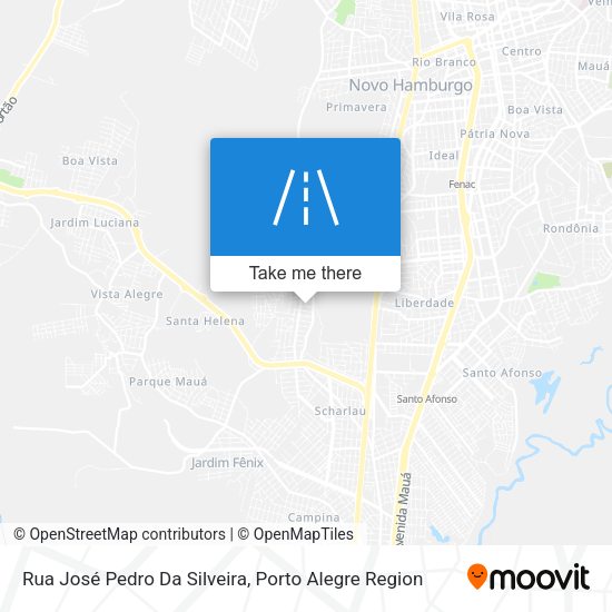 Rua José Pedro Da Silveira map