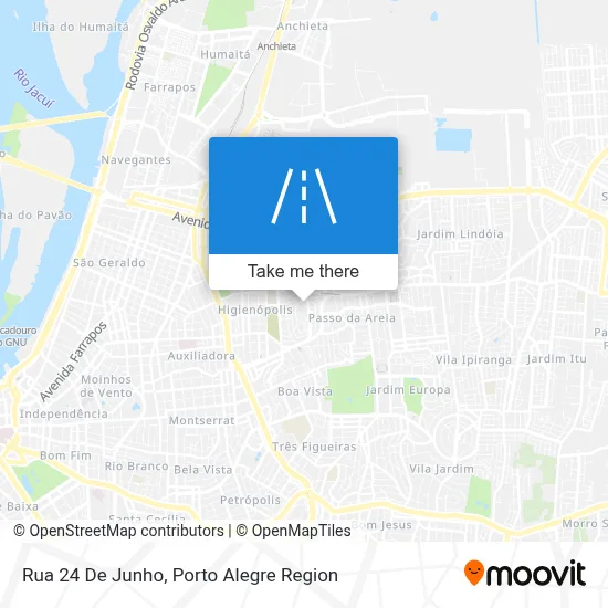 Rua 24 De Junho map