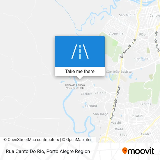 Rua Canto Do Rio map
