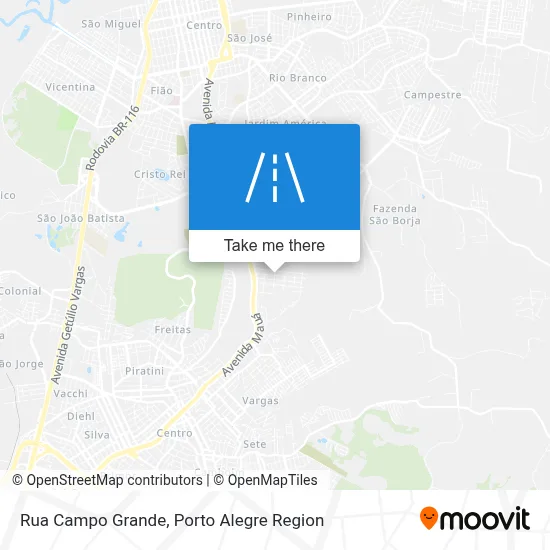 Rua Campo Grande map