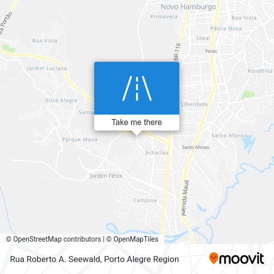 Rua Roberto A. Seewald map
