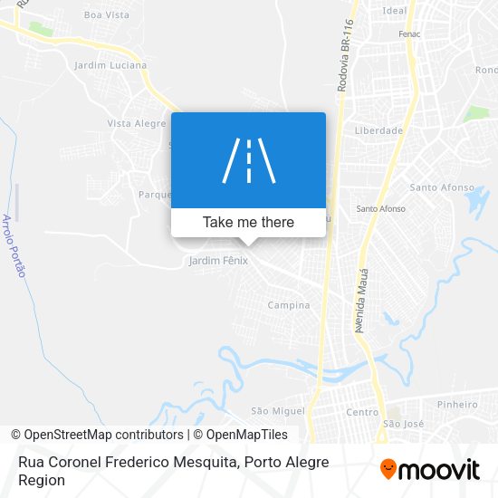 Rua Coronel Frederico Mesquita map
