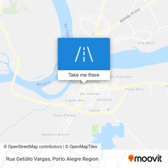 Rua Getúlio Vargas map