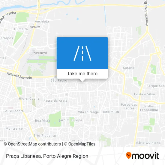 Praça Libanesa map