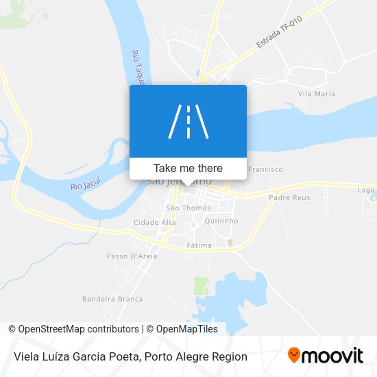 Viela Luíza Garcia Poeta map