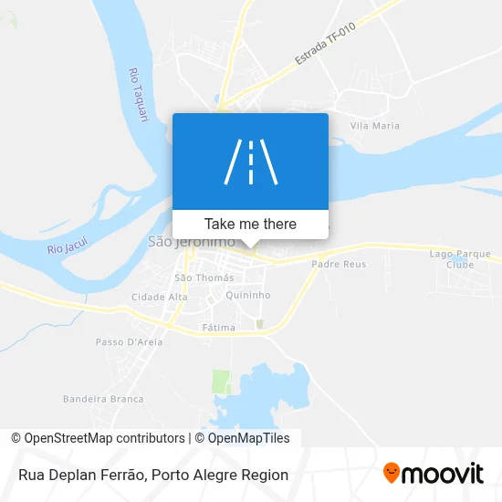 Rua Deplan Ferrão map