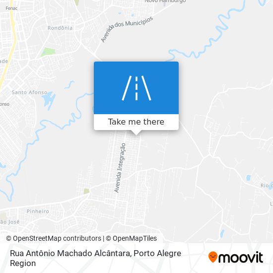 Rua Antônio Machado Alcântara map