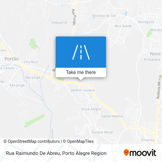 Rua Raimundo De Abreu map