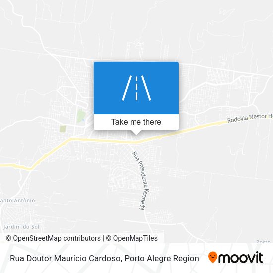 Rua Doutor Maurício Cardoso map