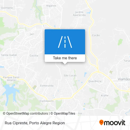 Rua Cipreste map