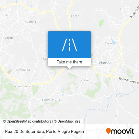 Rua 20 De Setembro map