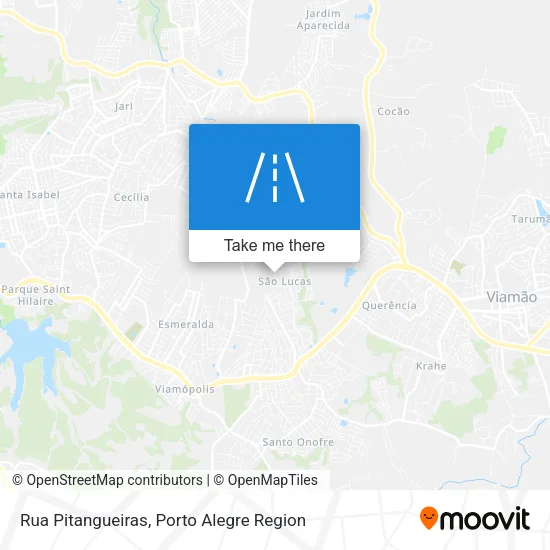 Rua Pitangueiras map