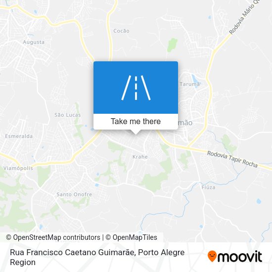 Rua Francisco Caetano Guimarãe map