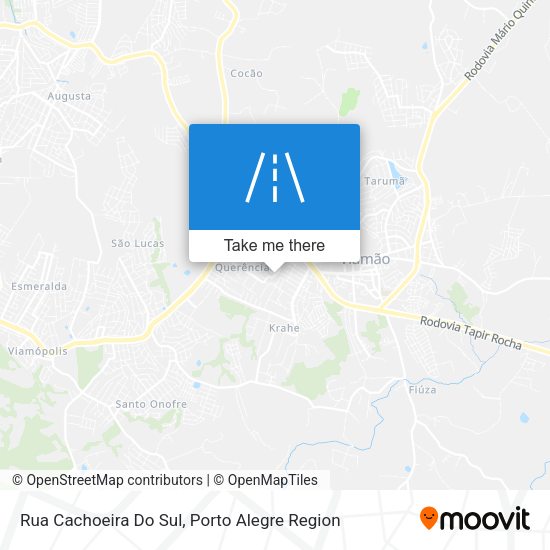 Rua Cachoeira Do Sul map